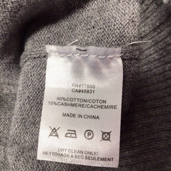 Chaser Champagne Dreams Sweater Gray Women’s Size Small Cashmere Blend - Picture 7 of 10